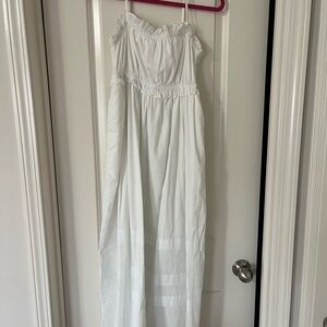 Jcrew Cotton White Midi Dress NWOT